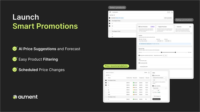Aument: Pricing & Promotions