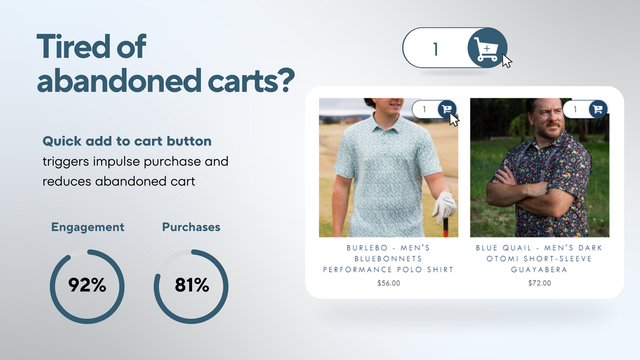 Quick Buy Button ‑ WizeSaaS