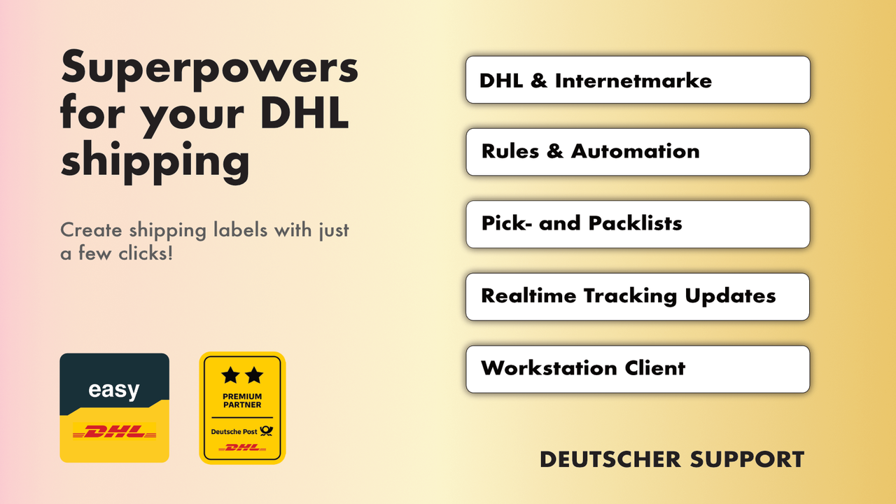Superpower for your Shipping with DHL