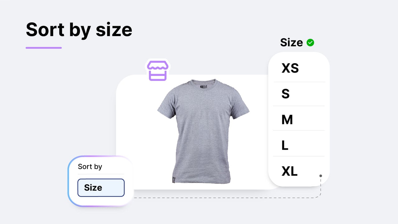 Sort by size