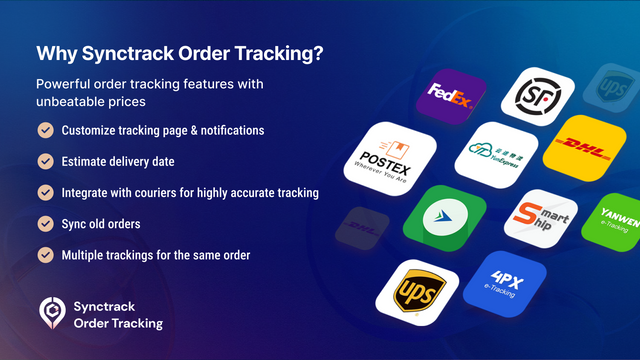 Synctrack Order Tracking