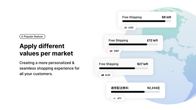 Progressify: Free Shipping Bar