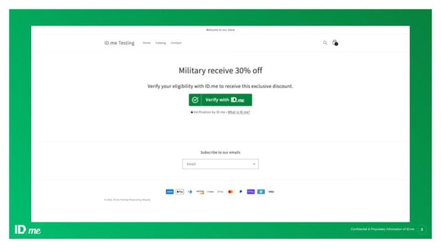 ID.me Community Verification