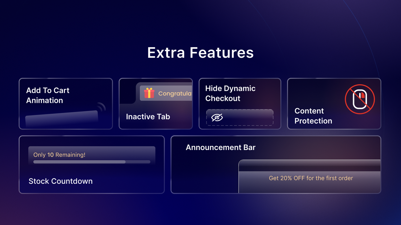 Extra features