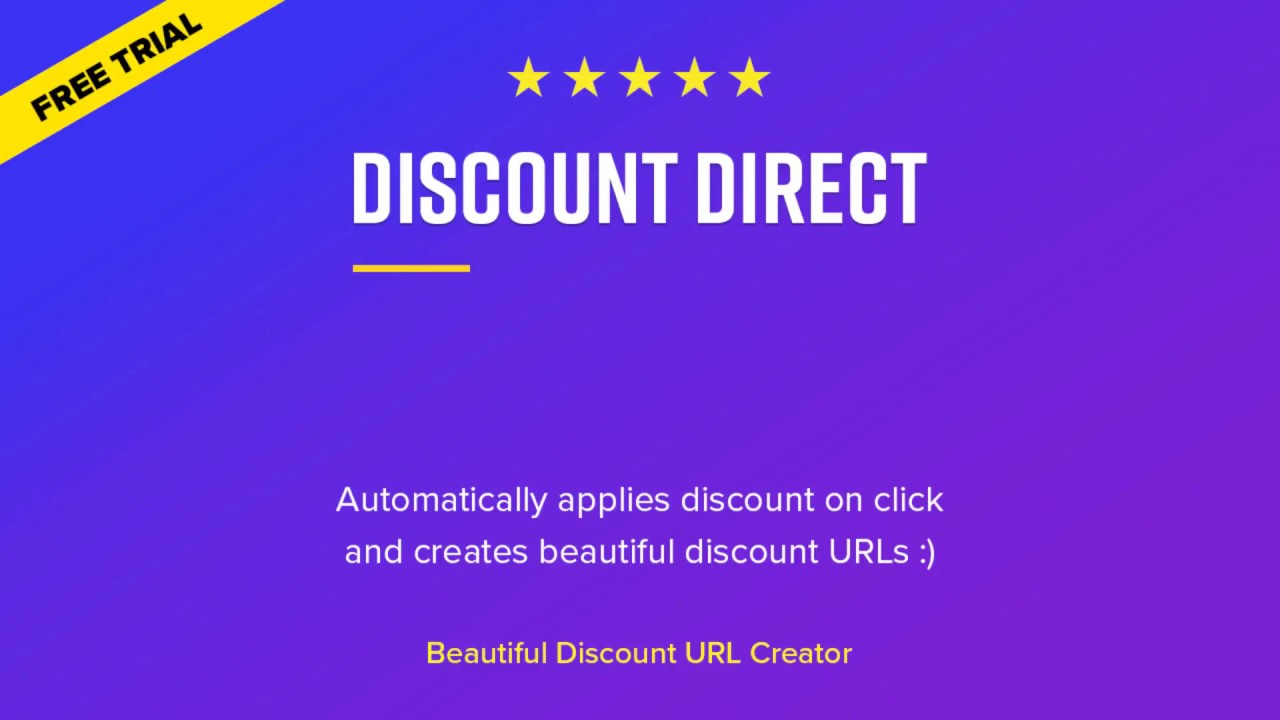 Reduce cart abandonment by seamlessly applying discounts through direct links for quick checkouts.