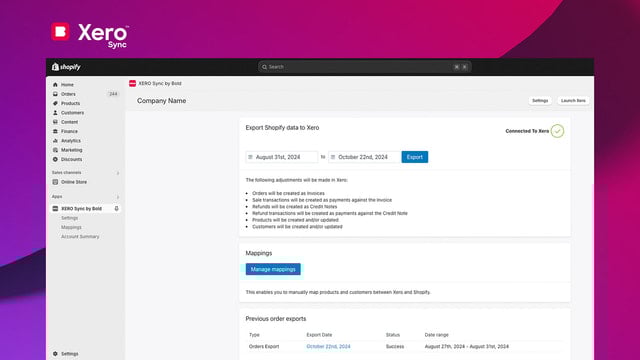 XERO SYNC by BOLD