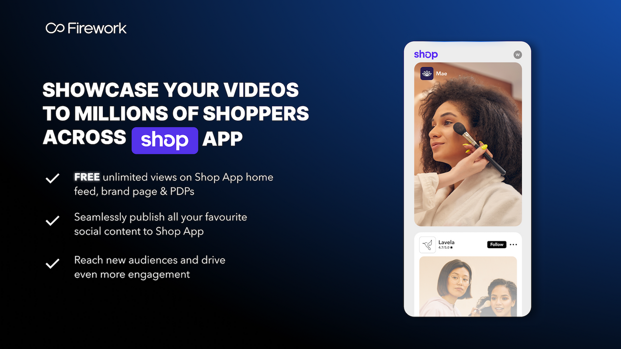 Firework Shoppable Video & UGC