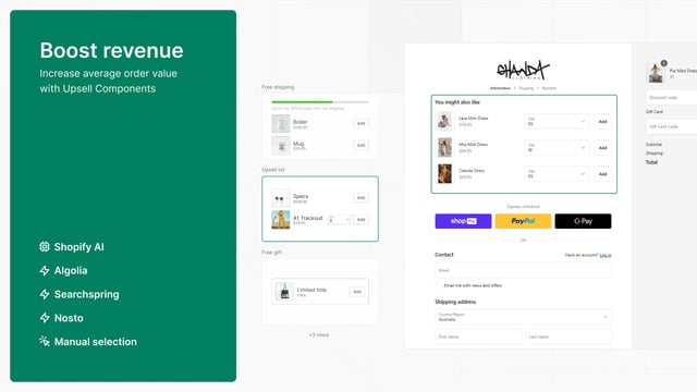 Checkout Components | Upsell