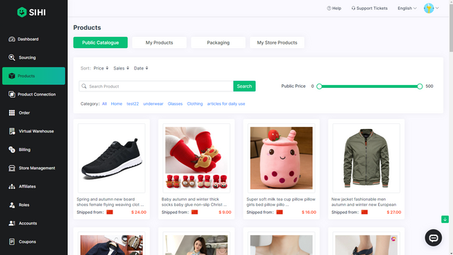SIHI Dropshipping Fulfillment