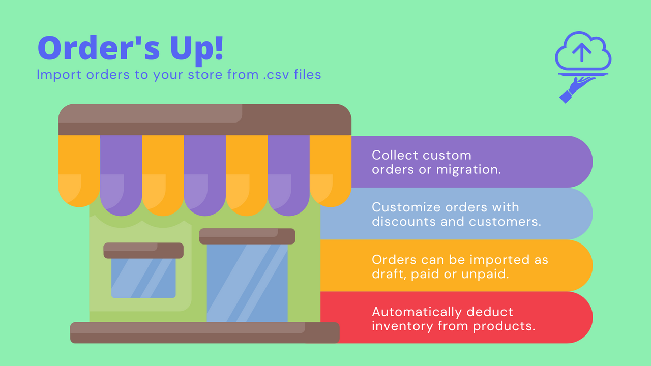 Order's up! CSV Order Importer