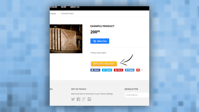 Follow for Discounts by Webyze