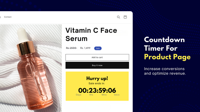 IA: Sales Countdown Timer Bar