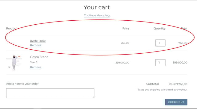 Unique Transactions Code