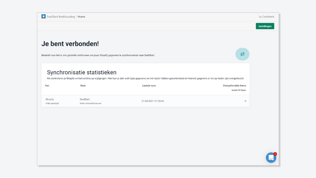 Combidesk SnelStart