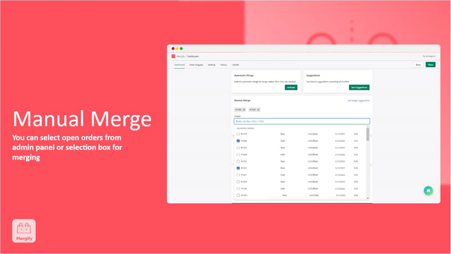 Mergify: Merge, Combine Orders