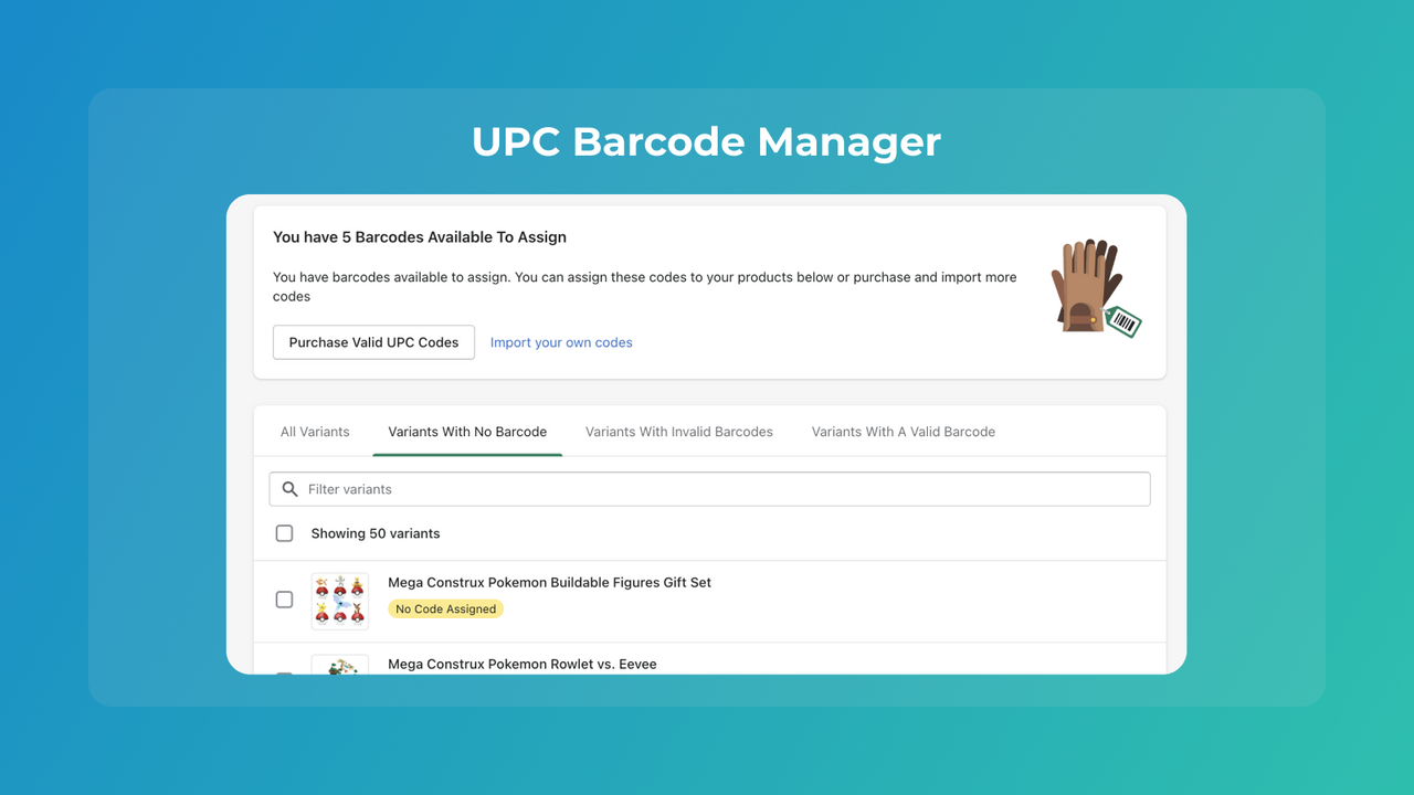 Dragon UPC Barcodes Manager